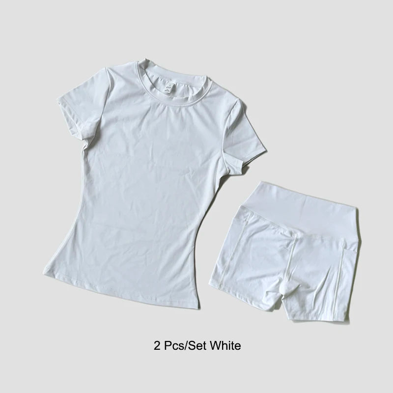 Yoga Set – Ensemble Short Gainant + Top Sport