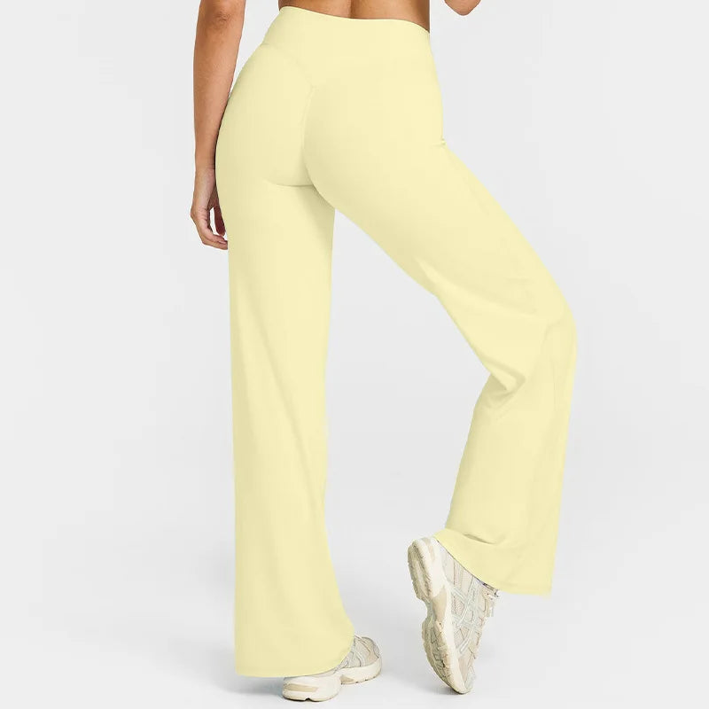 Pantalon Yoga Femme Ultra-Soft – Coupe Droite | Tissu “Butter Touch” & Confort Absolu