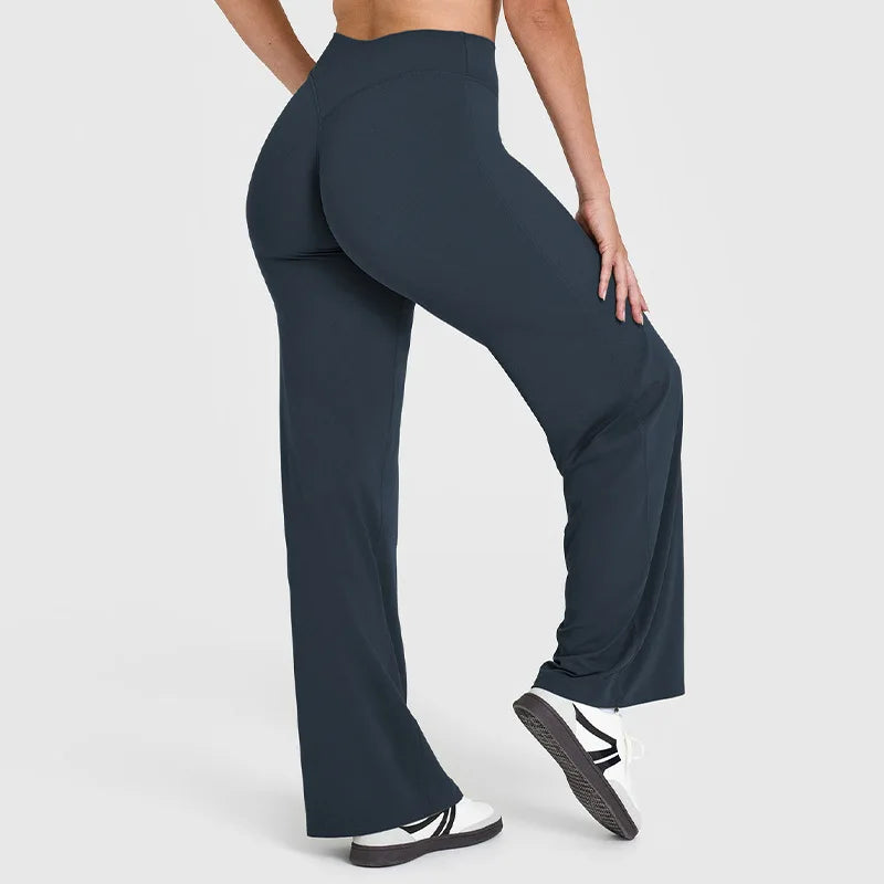 Pantalon Yoga Femme Ultra-Soft – Coupe Droite | Tissu “Butter Touch” & Confort Absolu