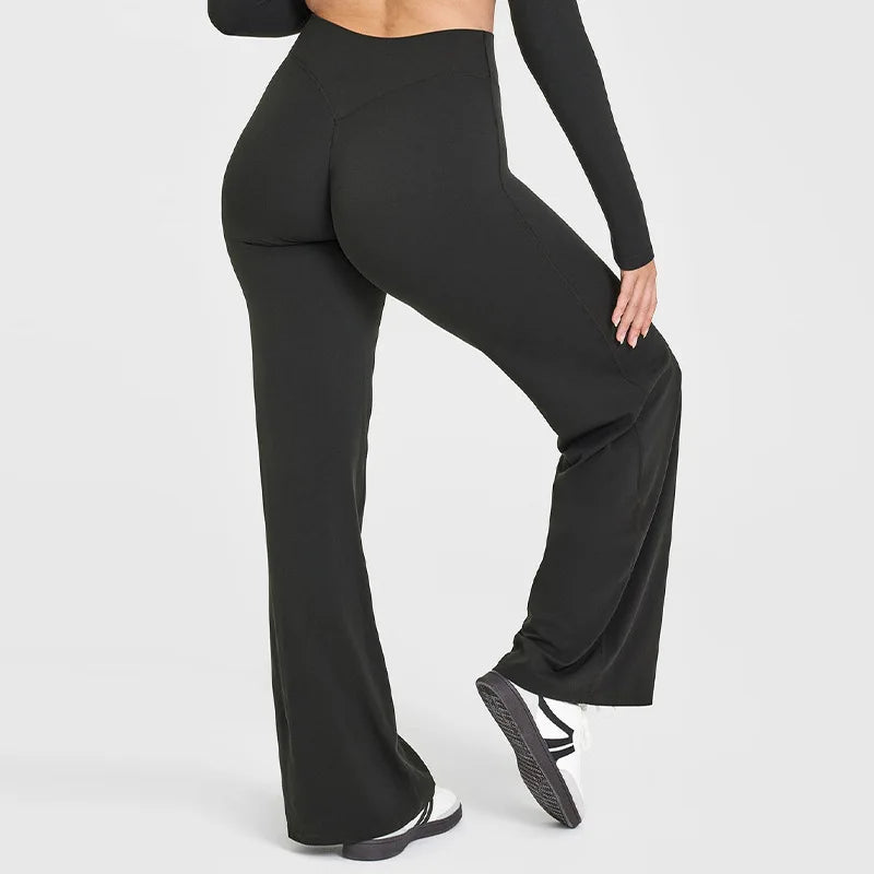 Pantalon Yoga Femme Ultra-Soft – Coupe Droite | Tissu “Butter Touch” & Confort Absolu