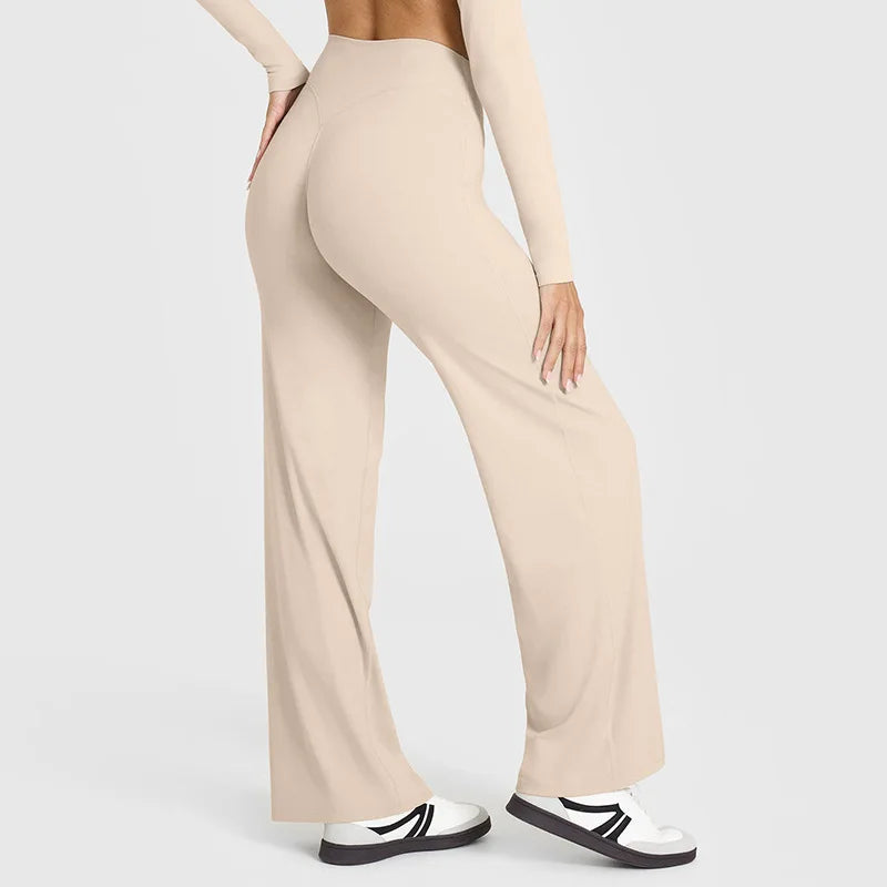 Pantalon Yoga Femme Ultra-Soft – Coupe Droite | Tissu “Butter Touch” & Confort Absolu