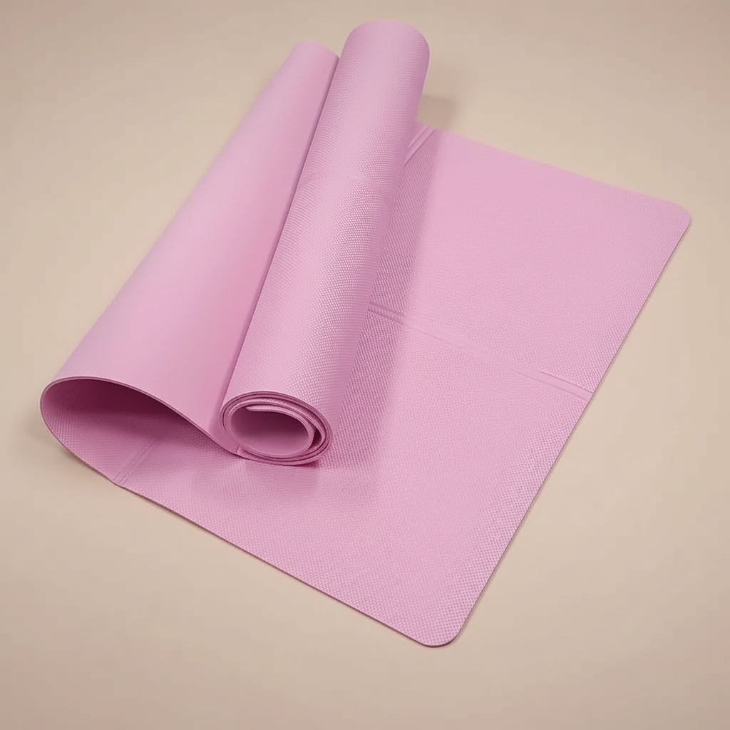 Tapis de Yoga Pliable Rose – Écologique, EVA | Fitness, Pilates & Voyages