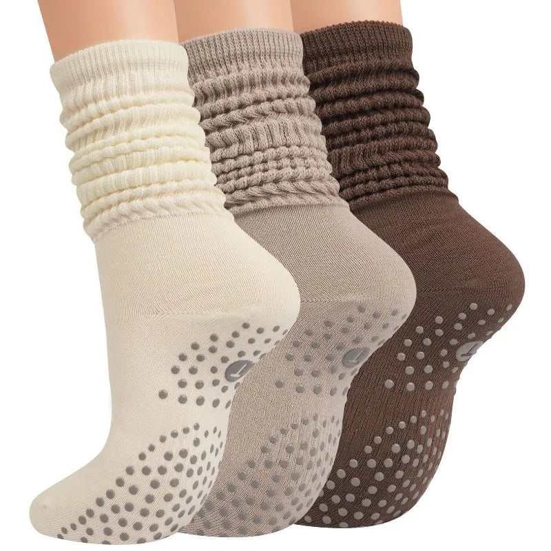 Chaussettes Antidérapantes Femme – Pilates, Yoga & Fitness