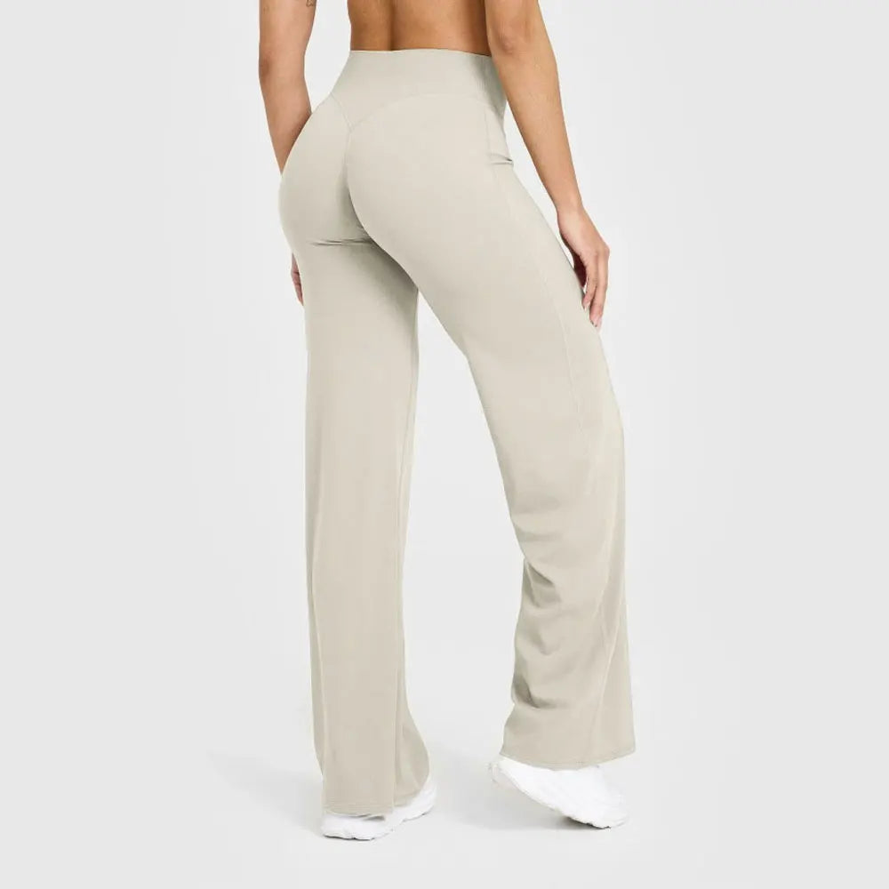 Pantalon Yoga Femme Ultra-Soft – Coupe Droite | Tissu “Butter Touch” & Confort Absolu