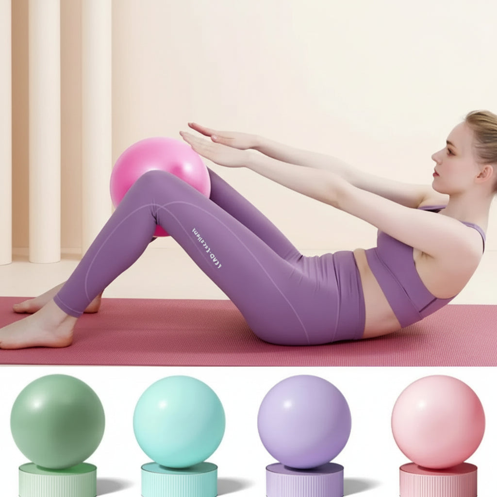 Pilates Ball – Balle Compact pour Yoga, Pilates & Fitness