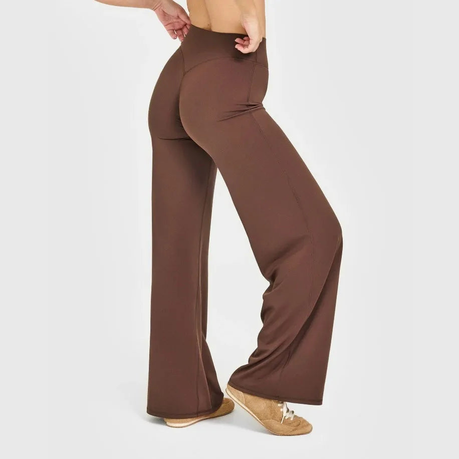 Pantalon Yoga Femme Ultra-Soft – Coupe Droite | Tissu “Butter Touch” & Confort Absolu